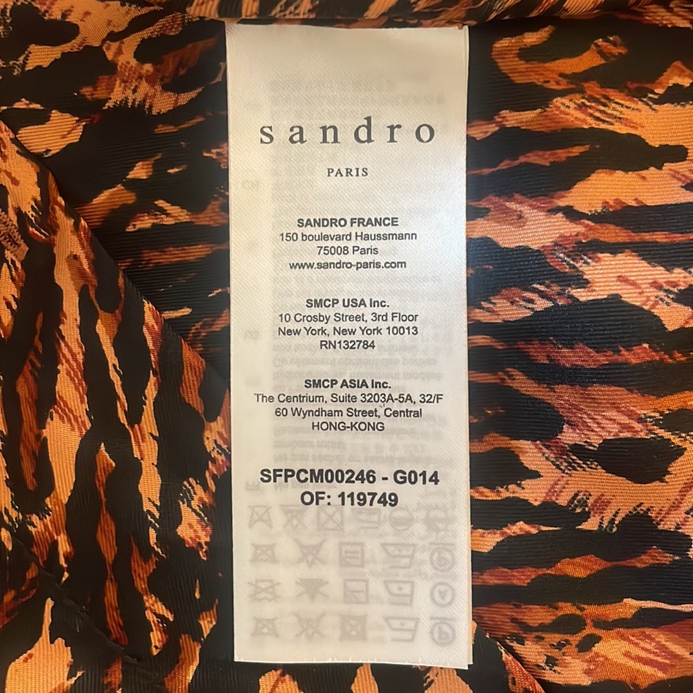 Sandro animal print shirt - Picture 6 of 7